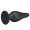 LyBaile - Pretty Love Sturdy Silicone Anal Plug - Анальна пробка, 15.4х5.5 см (чорна)