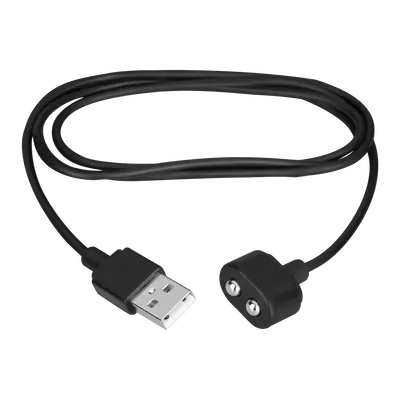 Satisfyer USB Charging Cable - магнитный USB кабель для зарядки игрушек (чёрный)