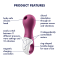 Satisfyer Lucky Libra - Массажер с вакуумной стимуляцией, 15х5 см (сиреневый)