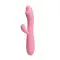 Pretty Love Snappy Vibrator Flesh - перезаряжаемый вибратор-кролик, 19.5х3.2 см (розовый)