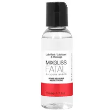 MixGliss FATAL – VALVET ROSE – Лубрикант на силіконовій основі з ароматом оксамитової троянди, 50 мл