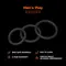 Ерекційні кільця Men's Play Set Cock Rings B7, 3 шт