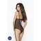 Passion Charming Body - Елегантне боді з мереживом, чорне (L/XL)