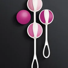 Gvibe Geisha balls Mini - Интимные шарики для начинающих, 2.2 см (розовый)