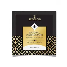 Sensuva - Natural Water-Based Exotic Coconut - Пробник лубриканта, 6 мл