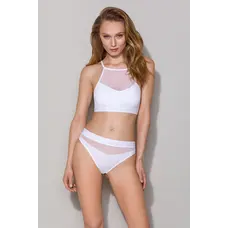 Passion PS006 panties трусики з прозорою вставкою, S (білий)