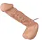 LyBaile Ultra Female Strap-On Realistic Dildo 10,2" - страпон з вібрацією, 26х5.5 см (тілесний)