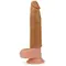 LoveToy Pleasure X-Tender Penis Sleeve Brown Add " - Насадка на пеніс +3 см (коричневий)