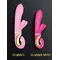 Gvibe Grabbit Mini - Уменьшенный вибратор для клитора и точки G с тремя моторами, 19 см (розовый)