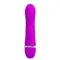 LyBaile Pretty Love Tracy Vibrator - Рельефный вибратор-кролик, 18.8х3.5 см (фиолетовый)