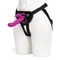 Happy Rabbit Vibrating Strap-On Harness Set - Страпон з вібратором кроликом, 12.7х3.2 см