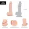 Addiction Mark 7.5" Dildo With Balls силиконовый фаллоимитатор с мошонкой и присоской, 19х3.8 см
