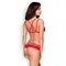 Obsessive 860-SET-3 set - мереживний еротичний комплект, S/M (червоний)