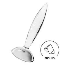 Satisfyer Sparkling Crystal - Анальная пробка, 19 см (прозрачный)