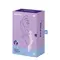 Satisfyer Curvy Trinity 2 - Вакуумный клиторальный стимулятор и массажер для точки G, 16.8х3.8 см (фиолетовый)