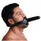 Strict Leather Ride Me Mouth Gag - кляп- фаллос со страпоном, 12х4 см (чёрный)