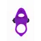 Adrien Lastic Lingus MAX Violet эрекционное виброкольцо с язычком для стимуляции клитора, 9.5х3 см