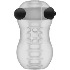 Doc Johnson GoodHead Vibrating Helping Head Pro Frost мастурбатор для головки полового члена с вибрацией, 7.6х4.4 см