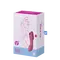 Satisfyer Curvy Trinity 3 - Вакуумний вібратор та стимулятор для точки G, 17.5х5.3 см (червоний)