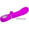 LyBaile Pretty Love Thomas Vibrator - Вибратор с клиторальным стимулятором, 20.5х4 см (фиолетовый)