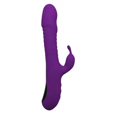 Alive RoMAX Purple - Вібратор кролик з підігрівом та ротацією, 24.4х4 см (фіолетовий)
