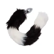 Металлическая анальная пробка CalExotics Running Wild Tail