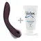 Womanizer OG + Лубрикант 50 мл - Вибратор для точки G c вакуумной стимуляцией, 17.6х3.9 см (баклажановый)