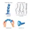 Насадка для страпона Strap-On-Me Dildo Plug Balls, 15х4 см размер L