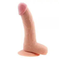 LoveToy - The Ultra Soft Dude Flesh 8.8 " - Фаллоимитатор, 20х5 см