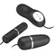 LyBaile Pretty Love Electric Stimulation Double Vibro Bullet - вибропуля с виброяйцом и электростимуляцией
