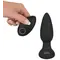 Orion Black Velvets RC Shaking Plug - Анальна пробка з пульсацією та вібрацією, 14,2 х4, 1 см (чорний)