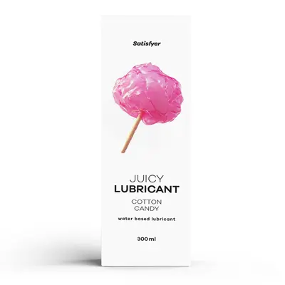 Лубрикант на водной основе Satisfyer Juicy Lubricant, 300 мл (сахарная вата)