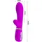 LyBaile Pretty Love Thomas Vibrator - Вибратор с клиторальным стимулятором, 20.5х4 см (фиолетовый)