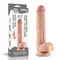 Sliding-Skin Dual Layer Dong 9.5 '' - Фаллоимитатор, 24 см (телесный)