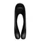 Satisfyer Candy Cane Black - Вибратор на палец, 11х3.5 см (чёрный)