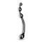 Sinner Gear Unbendable Metal Anal Dildo металевий анально-вагінальний стимулятор, 20х3 см