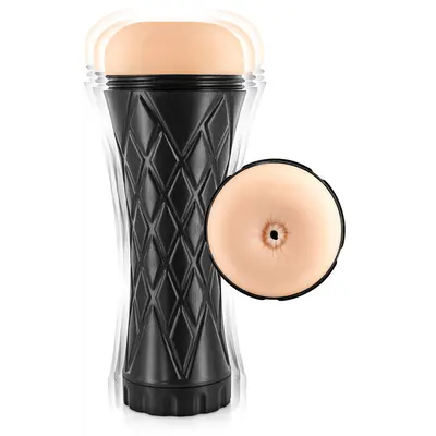 Real Body Real Cup Anus Vibrating – мастурбатор-попка, 16 см