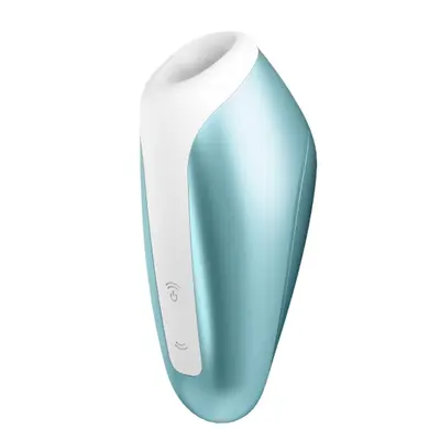 Satisfyer Love Breeze - Компактный вакуумный стимулятор клитора, 9.8х4 см (голубой)