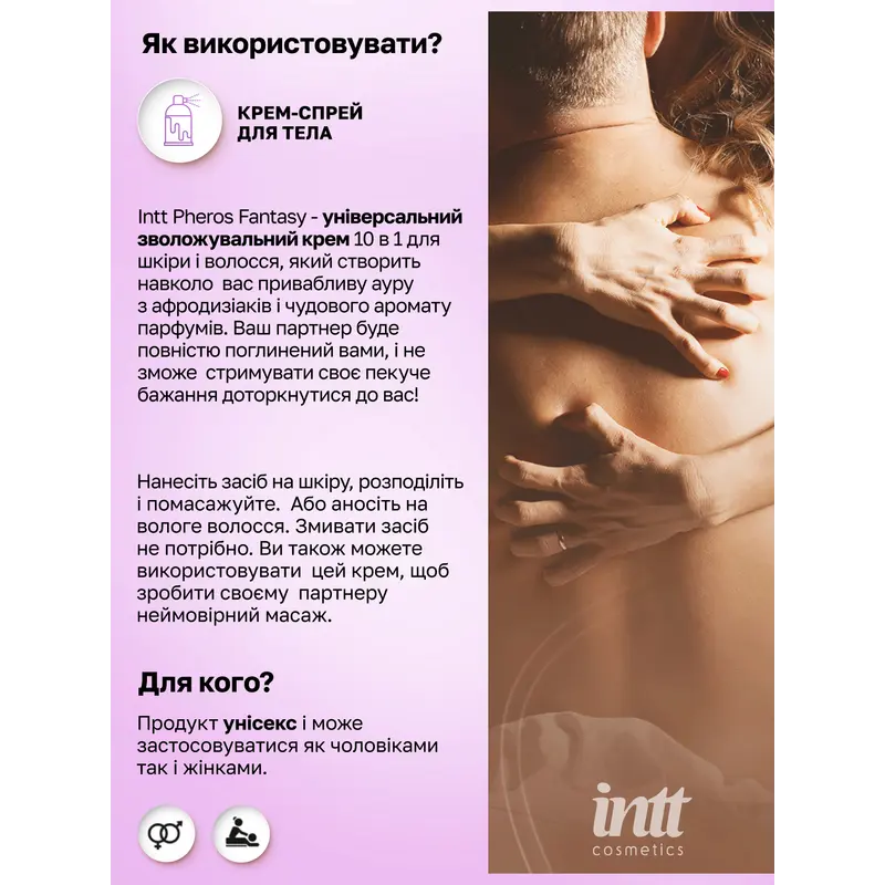 Крем для тіла з феромонами Intt Pheros Fantasy, 100 мл