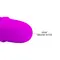 Pretty Love Arnd Vibrator Purple - Рельефный вибратор с клиторальным отростком, 11.5х2.3 см (фиолетовый)