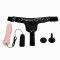 Страпон с вибрацией Baile Jessica Belt Strap On Flesh, 19 см