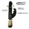 Dorcel Baby Rabbit Gold 2.0 - Вібратор-кролик з перловим масажем і головкою, що обертається, 22х2.8 см