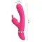 Pretty Love Phoenix Vibrator Pink - Вібратор-кролик з мембранним стимулятором та рухомим язичком, 20.2х3.3 см (рожевий)