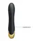 Pretty Love Royal Pleasure Vibrator - Вібратор-кролик із позолоченим руків'ям, 19.2х3.8 см (чорний)