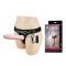 Страпон с вибрацией Baile Jessica Belt Strap On Flesh, 19 см