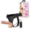 LyBaile Ultra Female Strap-On Realistic Dildo 10,2" - страпон з вібрацією, 26х5.5 см (тілесний)