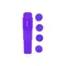 Toy Joy Funky Massager - Вибромассажер с насадками, 10х2.5 см (фиолетовый) Toy Joy Funky Massager - Вибромассажер с насадками, 10х2.5 см (фиолетовый)