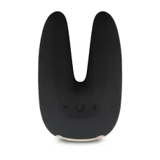 LoveToy O-Sensual Rapture Twin Black - Элегантный вибратор, 9х6 см