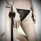 Bijoux Indiscrets - Lilly - Fringe whip - Плеть украшена шнуром и бантиком (чёрная)