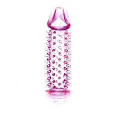 Penis Sleeve - рельефная насадка на пенис, (розовый)